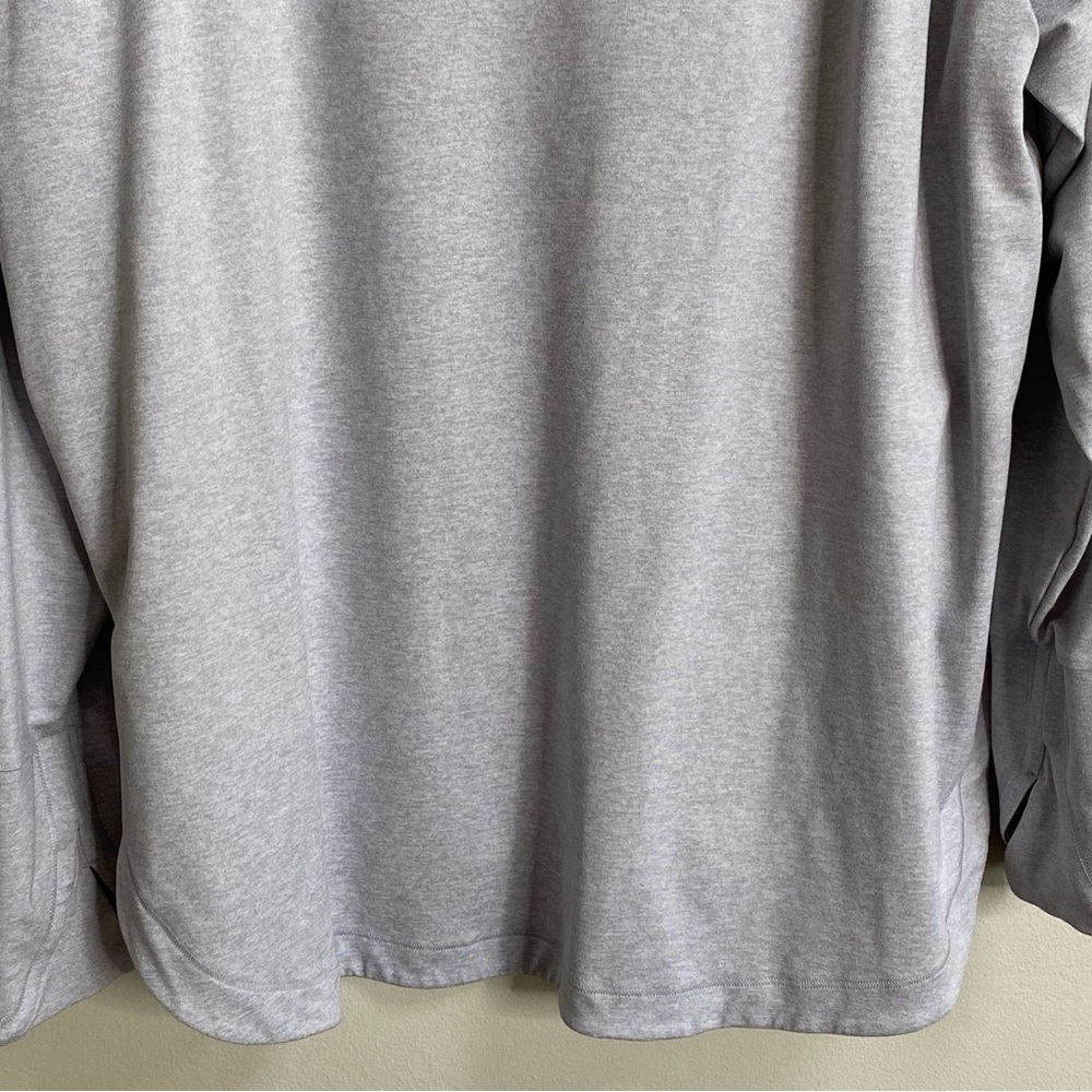Athleta Light Heather Grey Uptempo Hoodie Size 1X - Picture 13 of 16